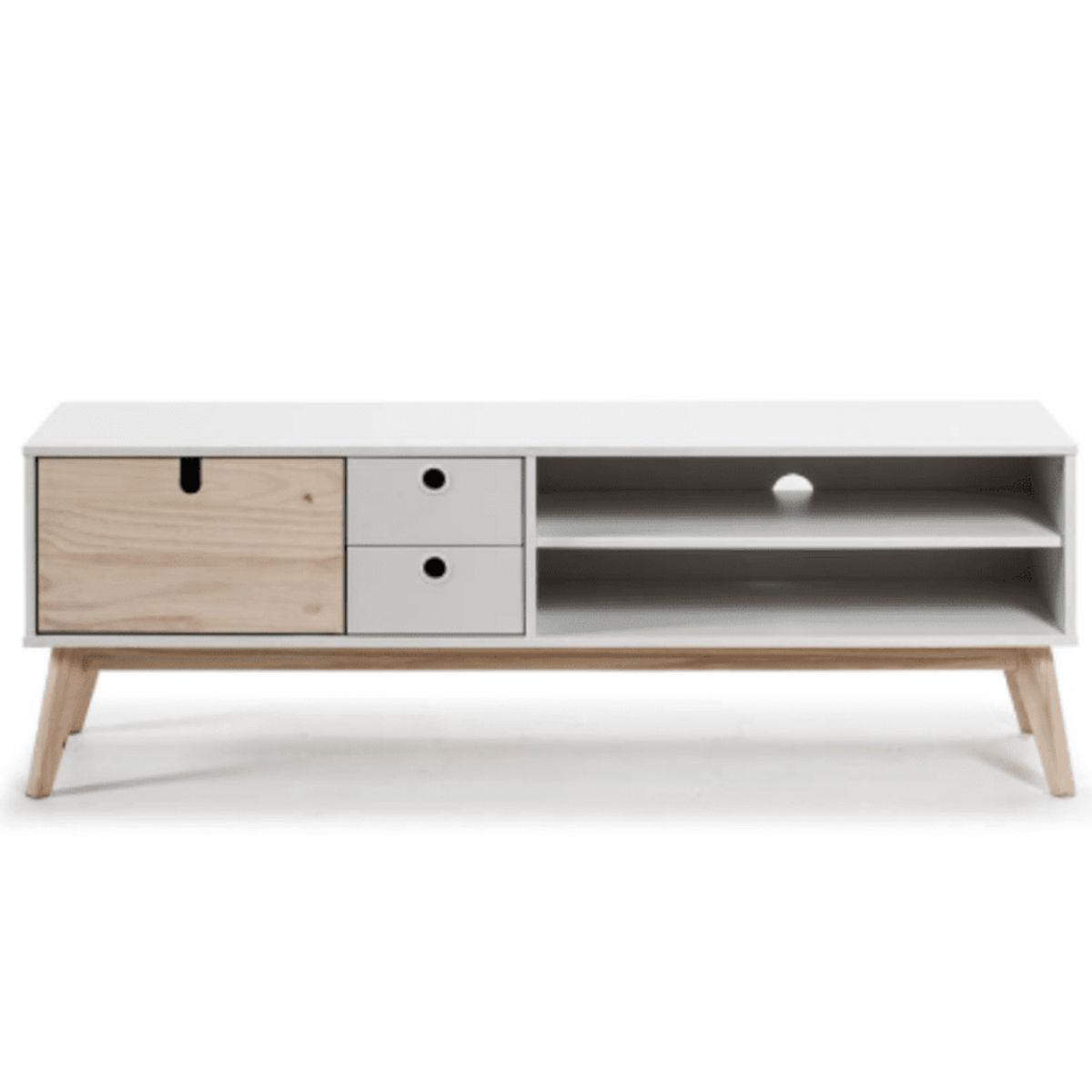 NACION MUEBLES - CENTRO DE ENTRETENIMIENTO BOGOTA COLOR BLANCO NM