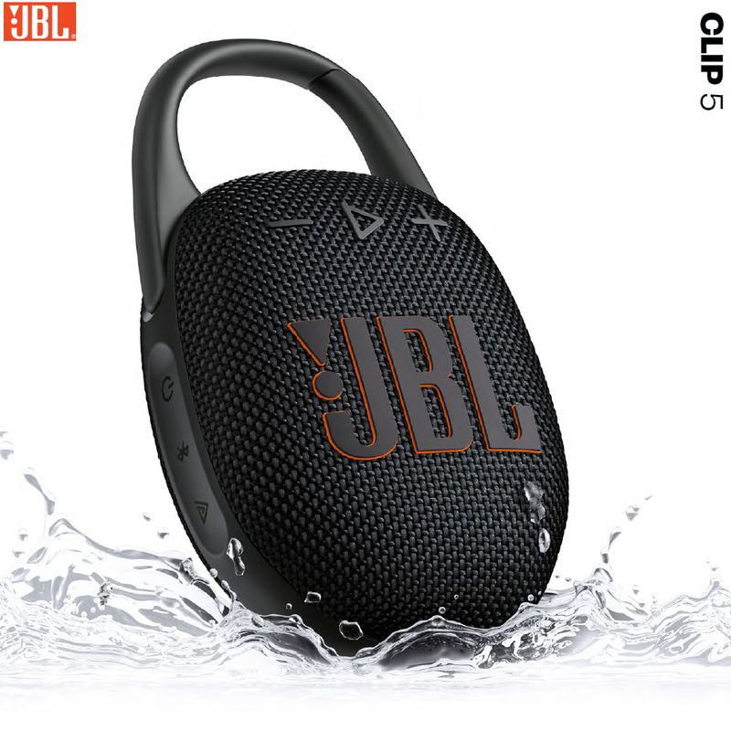 JBL - JBL CLIP 5 Parlante Bluetooth 5.3 Portatil Acuatico IP67 Extra Bass