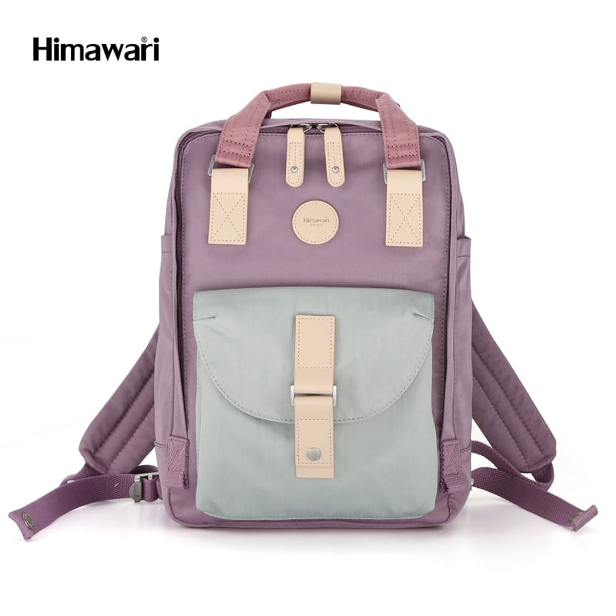 HIMAWARI - Himawari - Mochila polyester - bolsillo para laptop - multibolsillos