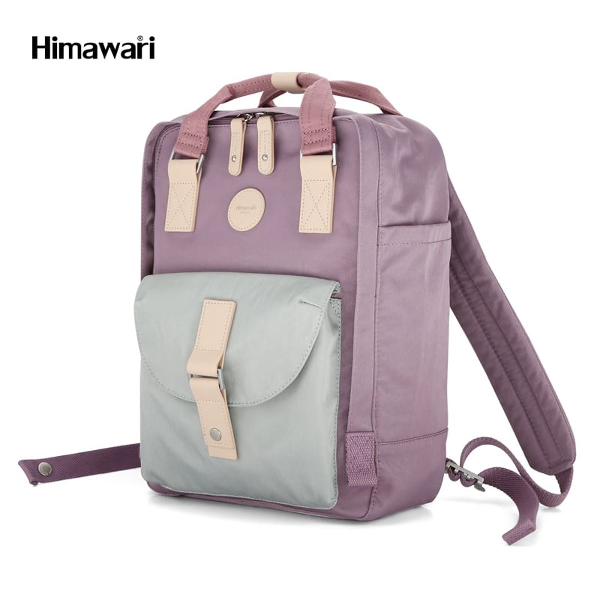 HIMAWARI - Himawari - Mochila polyester - bolsillo para laptop - multibolsillos