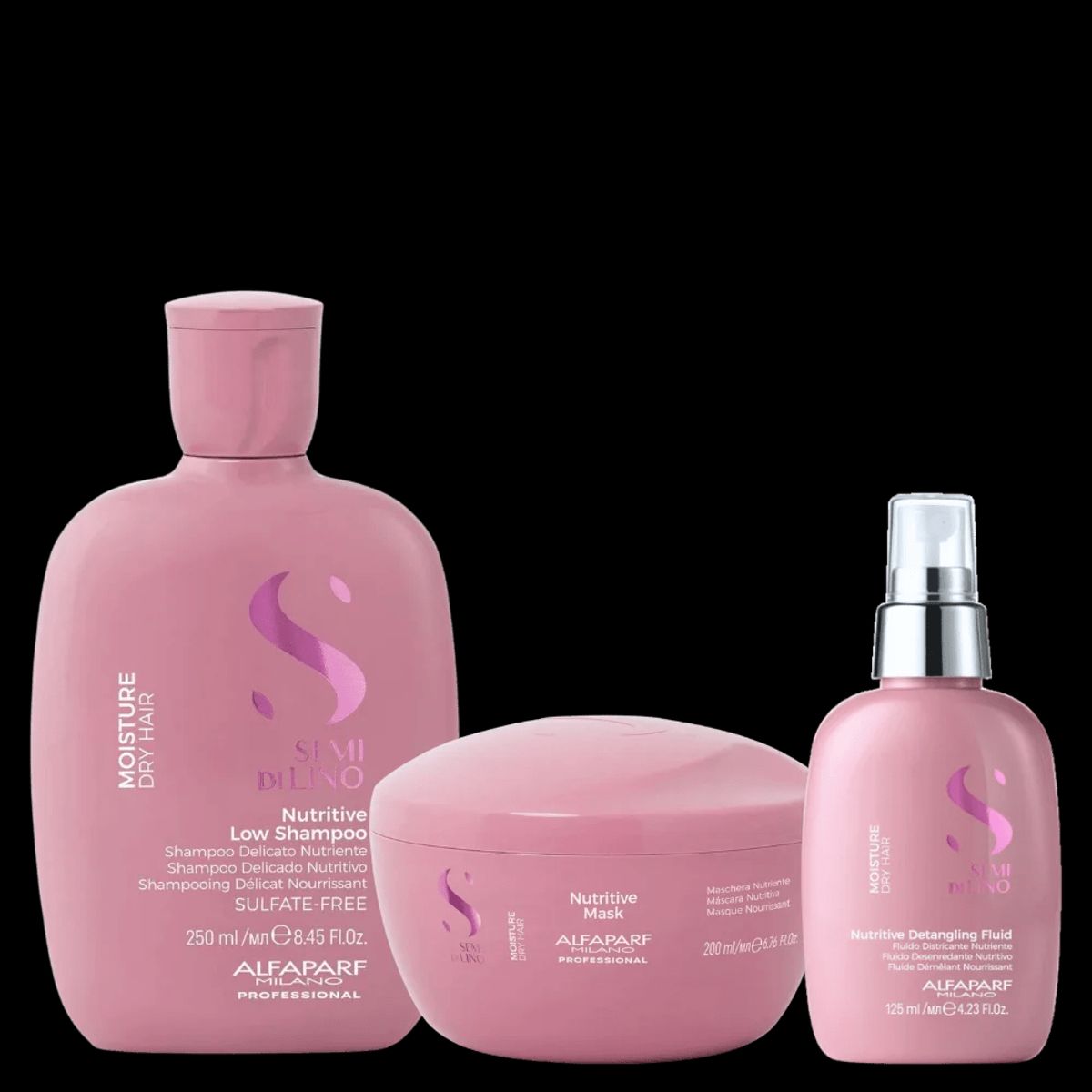 ALFAPARF MILANO - ALFAPARF SEMI DI LINO  Nutritive Trío 250ml