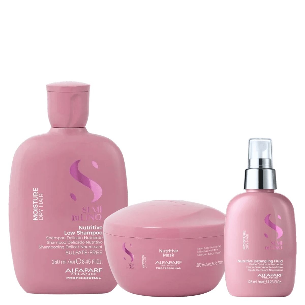 ALFAPARF MILANO - ALFAPARF SEMI DI LINO  Nutritive Trío 250ml