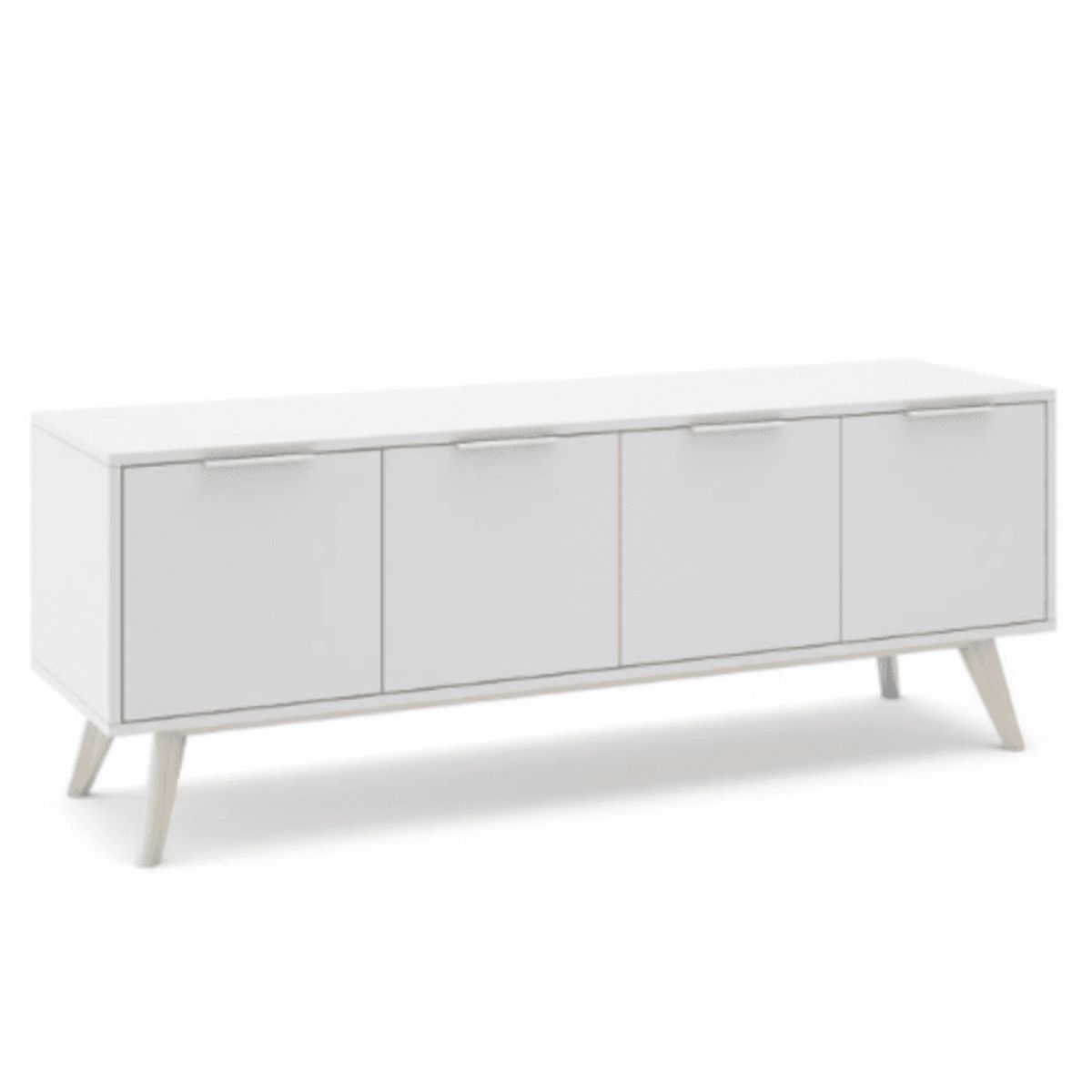 NACION MUEBLES - CENTRO DE ENTRETENIMIENTO SANTIAGO COLOR BLANCO NM