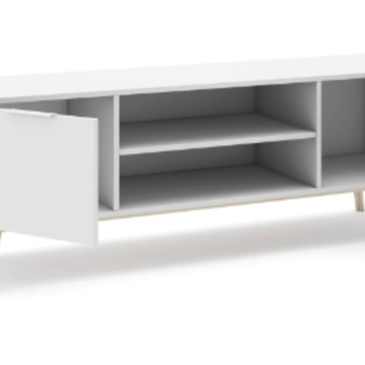 NACION MUEBLES - CENTRO DE ENTRETENIMIENTO MADRID COLOR BLANCO NM