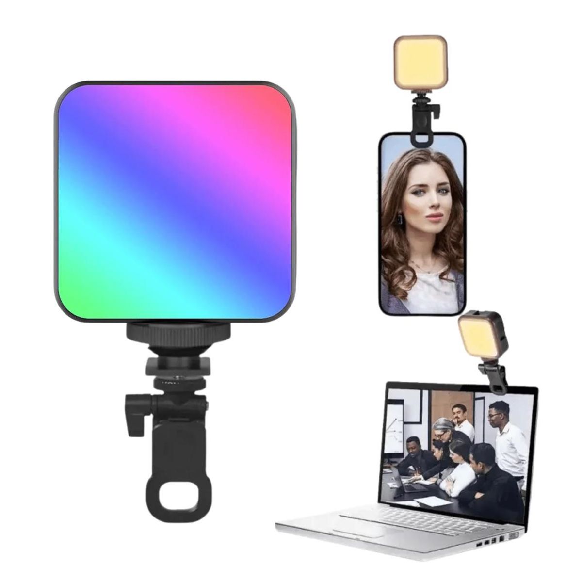 GENERICO - Luz Led Selfie Para Celular Alta Potencia RGB