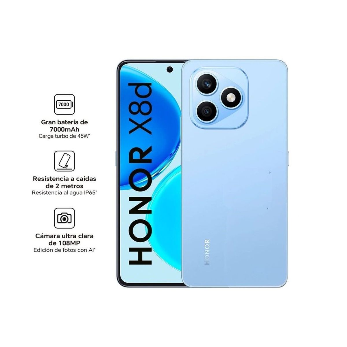 HONOR - NUEVO HONOR X8D  8GB  256GB COLOR AZUL