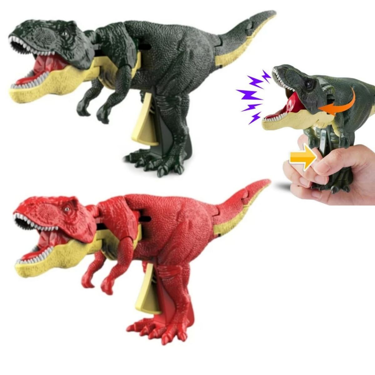 GENERICO - DINOSAURIO ZA ZA CON MOVIMIENTO COLORES VARIADOS