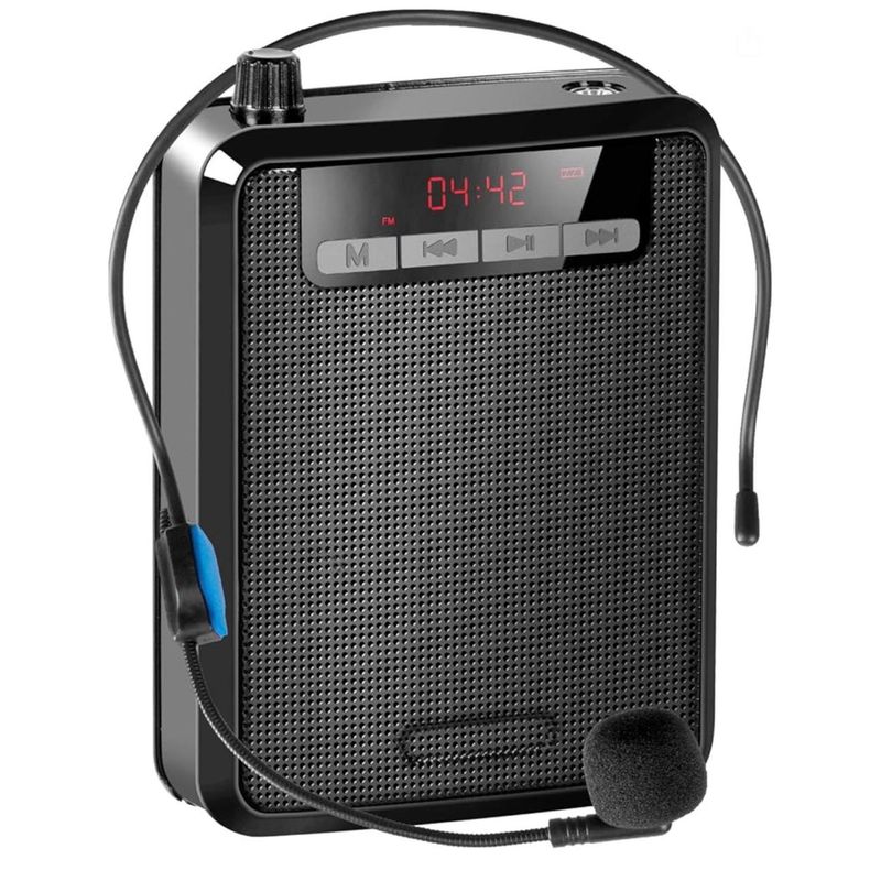 SEISA - Amplificador de Voz Portátil con Micrófono con Vincha Recargable