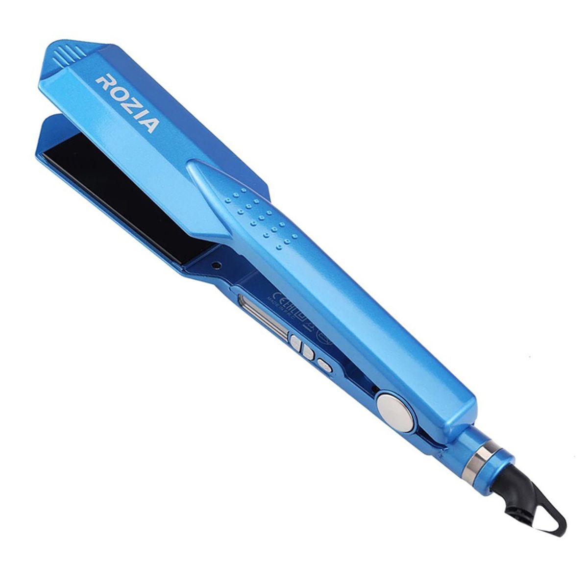 GENERICO - Plancha Digital Laceador Rozia Para Cabello de 60W Celeste