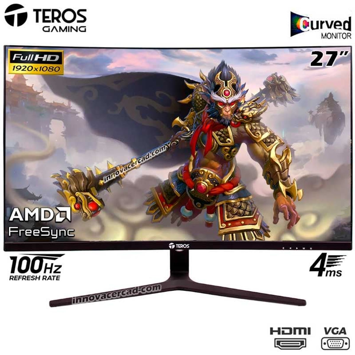 TEROS - Monitor Teros TE-2731S 27 VA 100Hz 1920x1080 Full HD FREESYNC