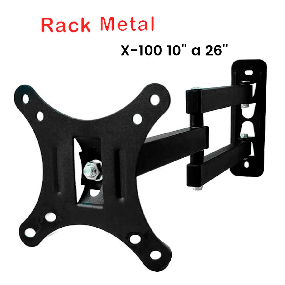 GENERICO - RACK METAL GIRATORIO PLEGABLE TV SMAR DE 10 a 26 SOPORTE AJUSTABLE