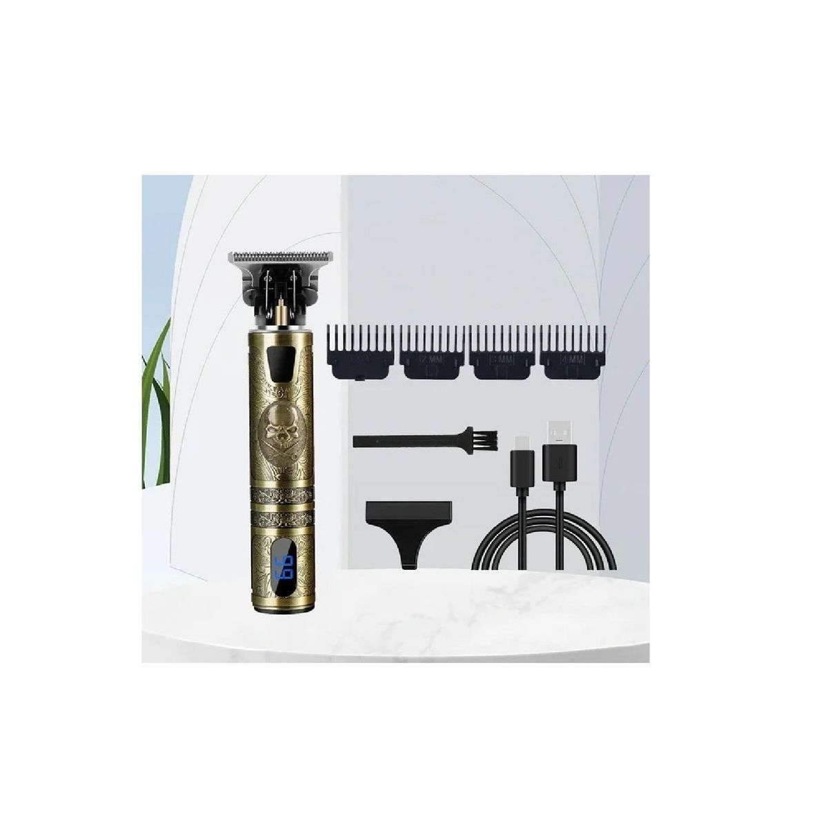 OTTOWARE - Maquina Inalámbrica de Cortar Cabello con Pantalla