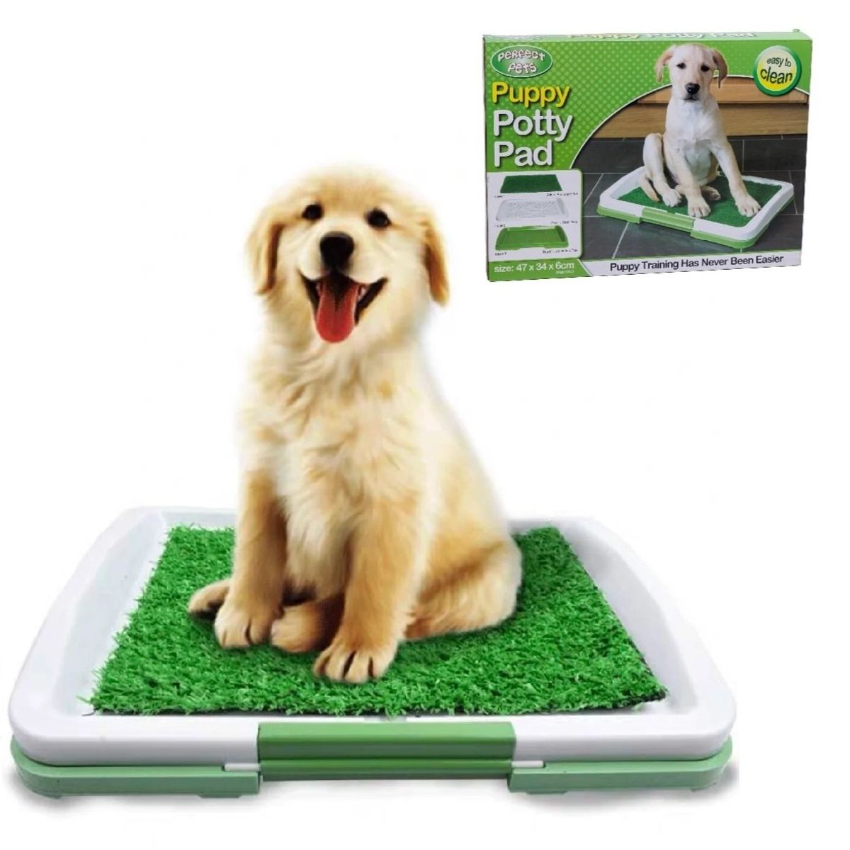 GENERICO - Baño Portátil  Entrenamiento Perros Gatos Orinal Genieka