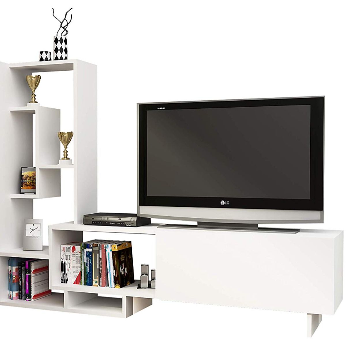 NACION MUEBLES - CENTRO DE ENTRETENIMIENTO FRANCIA COLOR BLANCO NM