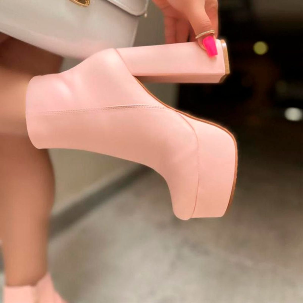 GENERICO - 015L-80 Bota Mujer Yenifer Paz Color Rosado