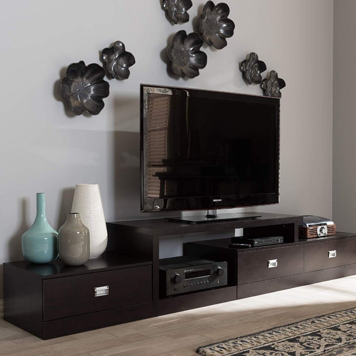 NACION MUEBLES - CENTRO DE ENTRETENIMIENTO ALEMANIA COLOR NEGRO NM