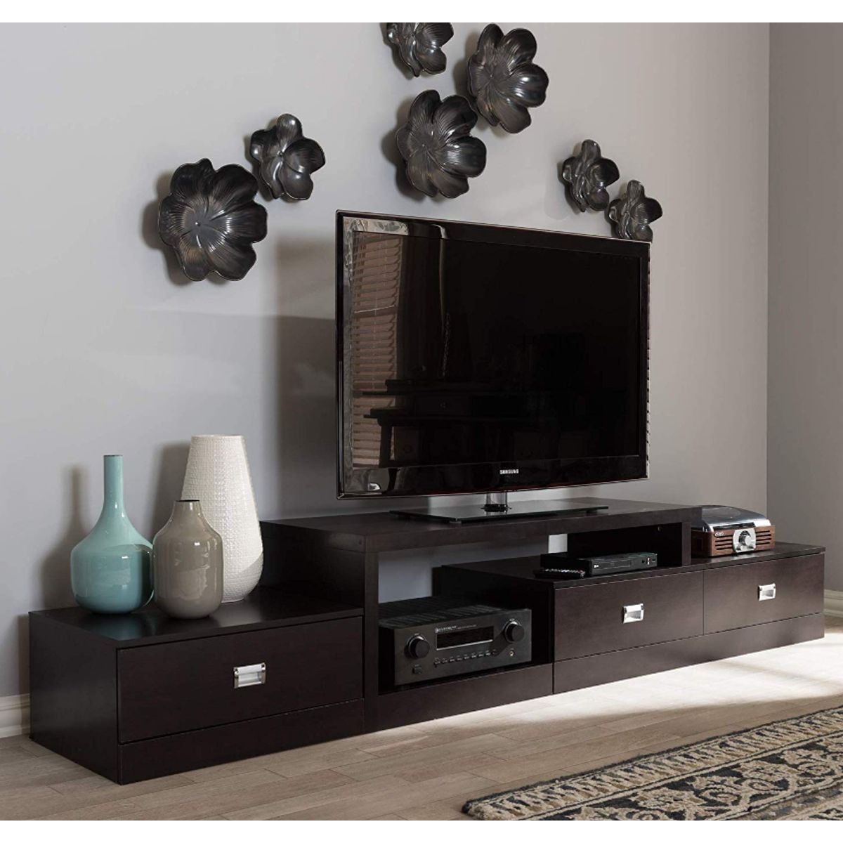 NACION MUEBLES - CENTRO DE ENTRETENIMIENTO ALEMANIA COLOR NEGRO NM