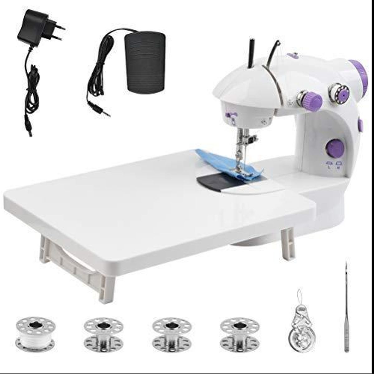 GENERICO - Mini Máquina de Coser Portatilcon Mesa de Apoyo