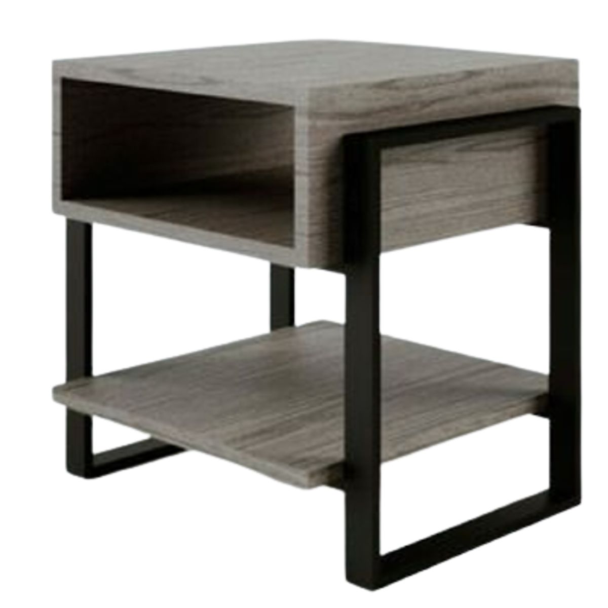 NACION MUEBLES - VELADOR ALEMANIA COLOR GRIS NM