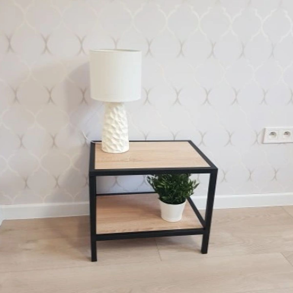 NACION MUEBLES - VELADOR GRECIA COLOR ALBA NM