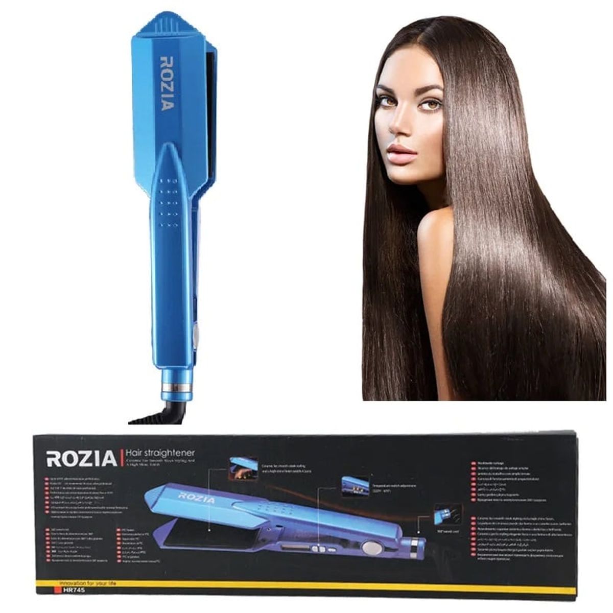 GENERICO - Laceado Cabello Rozia Plancha Profesional  Alisador Rizador Genieka