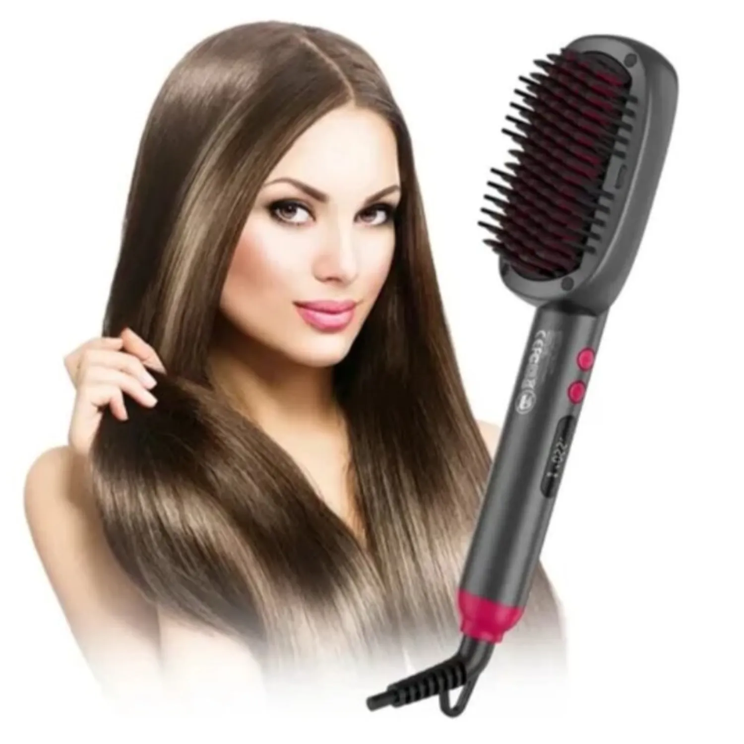 Cepillo Alisador Secador De Pelo Modelador Turbo Std Cepillo