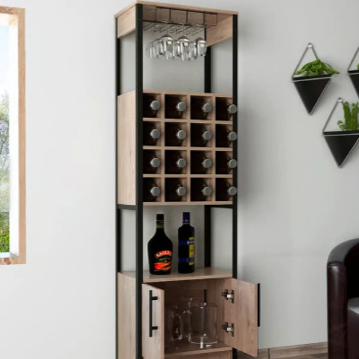 NACION MUEBLES - BAR SEVILLA COLOR MARRON NM