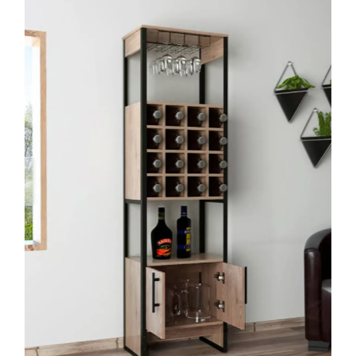 NACION MUEBLES - BAR SEVILLA COLOR MARRON NM