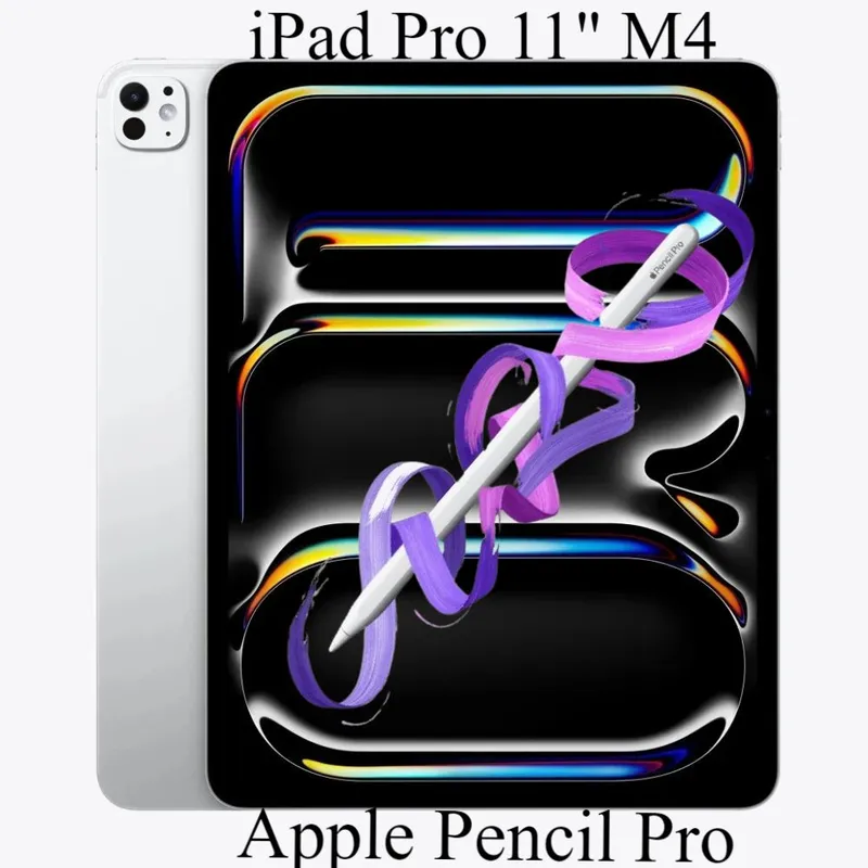 APPLE - IPAD PRO 11 M4 256GB WIFI - SILVER + APPLE PENCIL PRO.