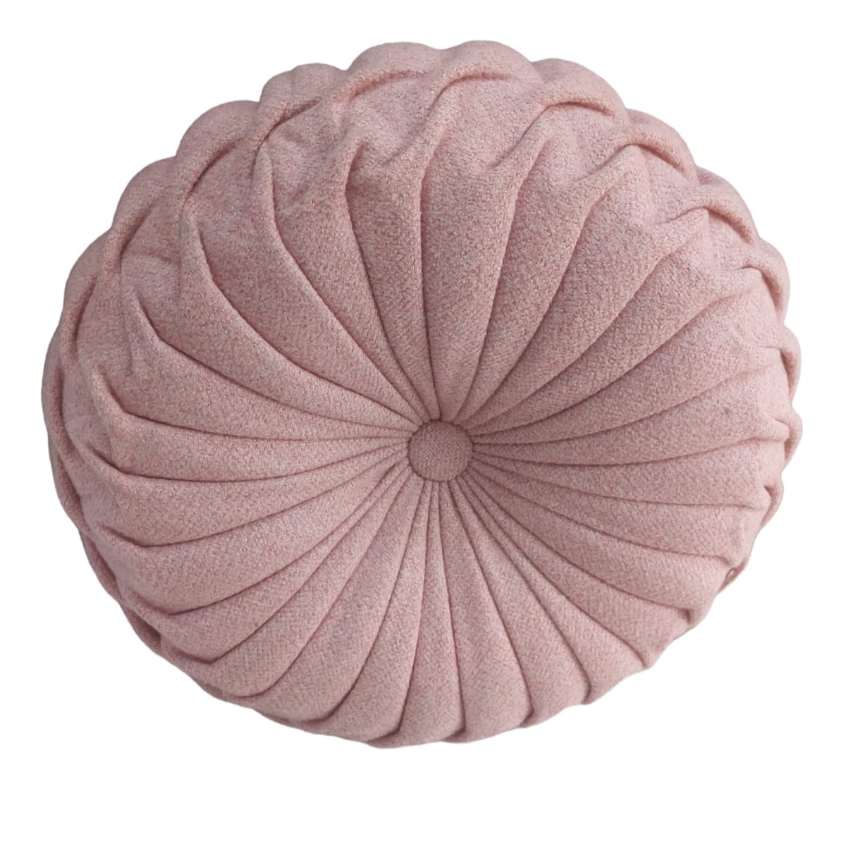 GENERICO - Cojín Decorativo Zenith Redondo Palo Rosa