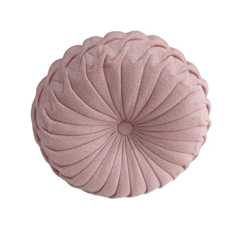 GENERICO - Cojín Decorativo Zenith Redondo Palo Rosa