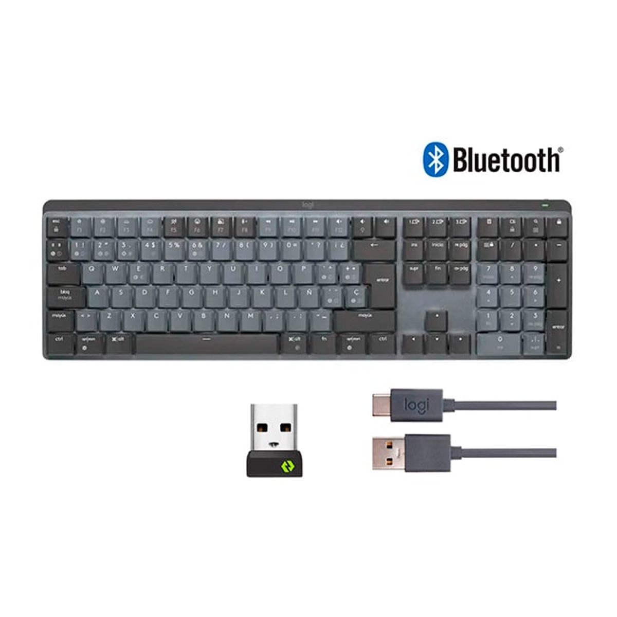 LOGITECH - Teclado Logitech Mx mechanical Mecanico Grafito Retroiluminado