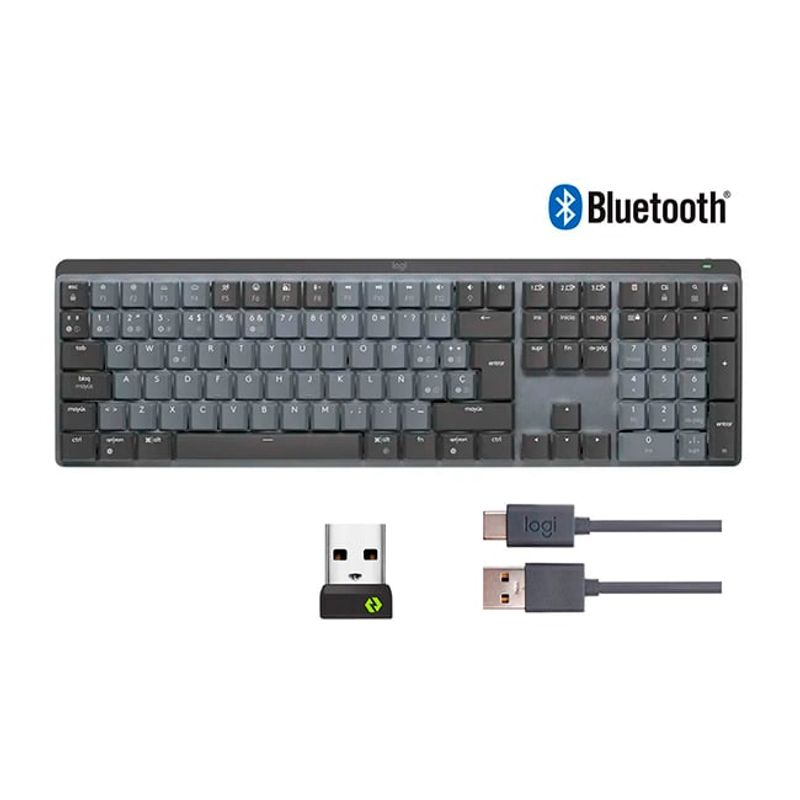 LOGITECH - Teclado Logitech Mx mechanical Mecanico Grafito Retroiluminado