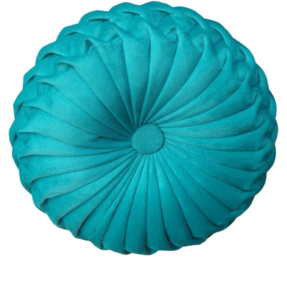 GENERICO - Cojín Decorativo Zenith Redondo Turquesa