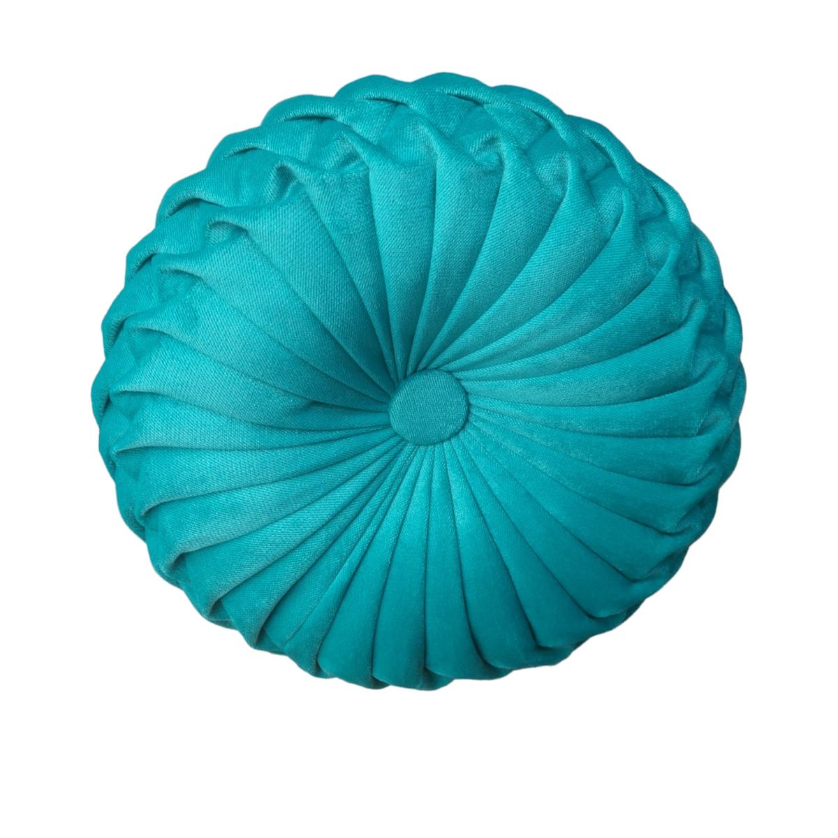 GENERICO - Cojín Decorativo Zenith Redondo Turquesa