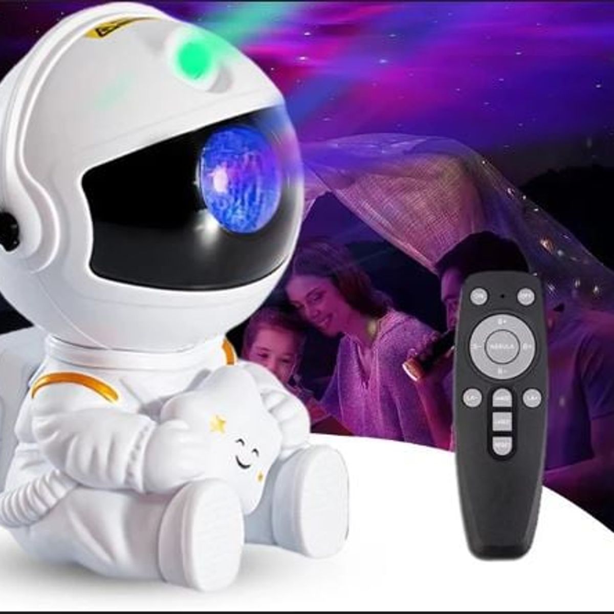 GENERICO - Proyector de Mini Astronauta de Galaxia y de Estrellas