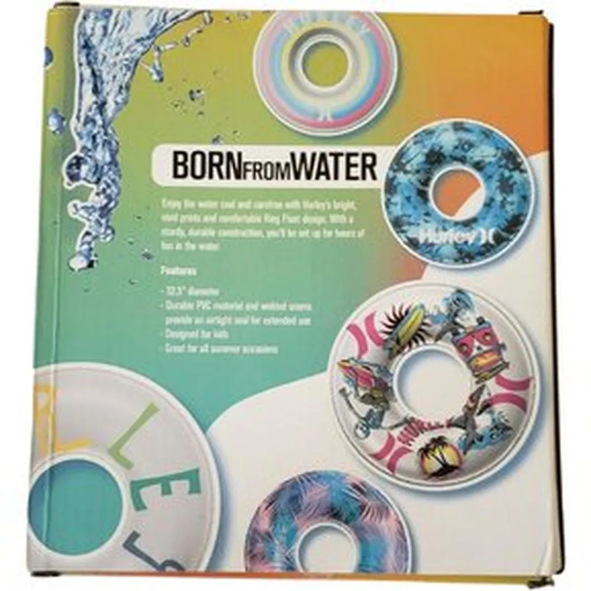 HURLEY - Flotador de Piscina o Playa para niños Hurley