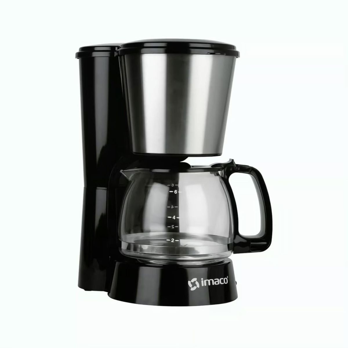 IMACO - Cafetera Eléctrica Imaco CM6065 Capacidad 6 Tazas 650 Watts