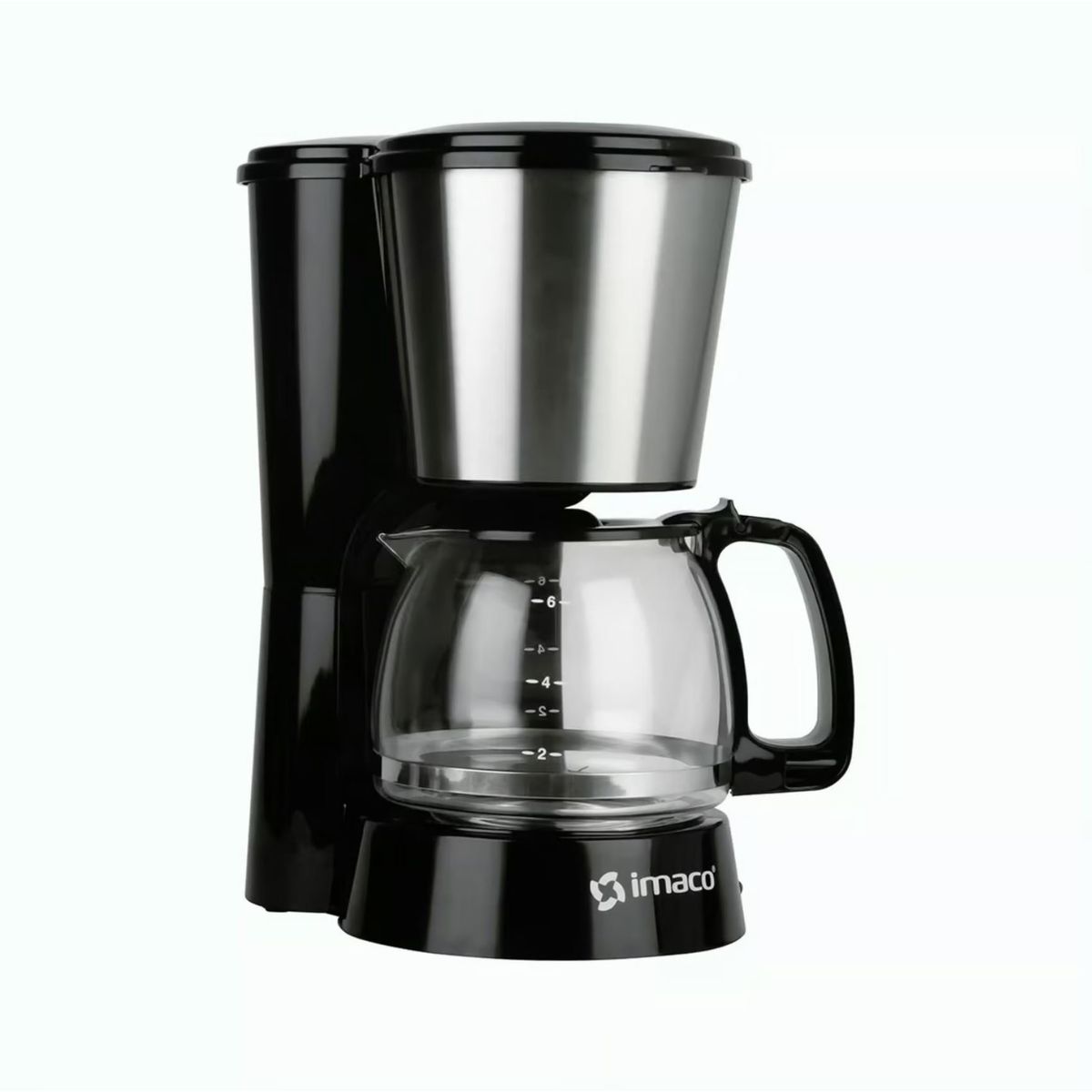 IMACO - Cafetera Eléctrica Imaco CM6065 Capacidad 6 Tazas 650 Watts
