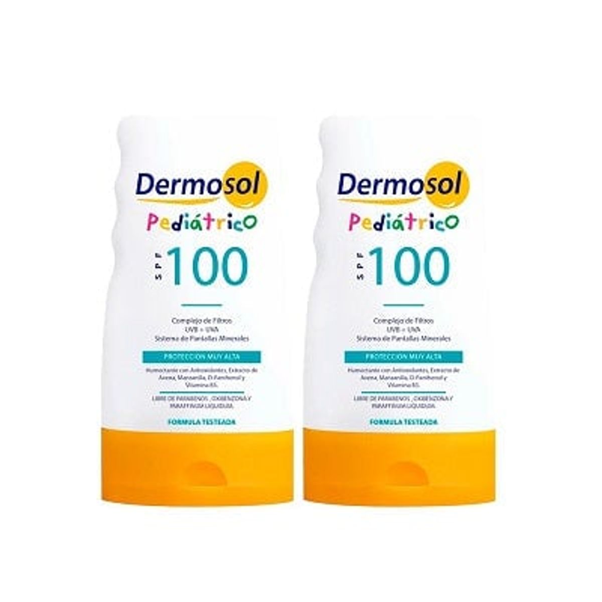 GENERICO - Crema Fotoprotectora Pediatrico 100 Spf Dermosol 60Gr 2 Unidades