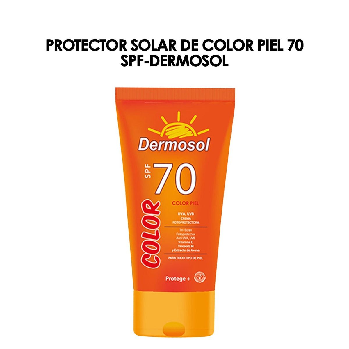 IMPORTADO MC - Protector Solar De Color Piel 70 Spf Dermosol 120Gr