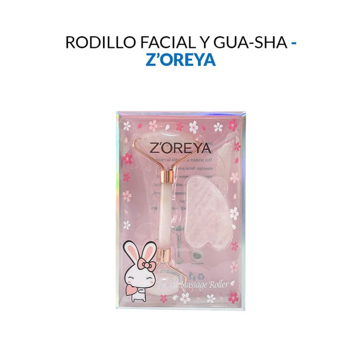GENERICO - Rodillo Facial Y Gua-Sha Z’Oreya