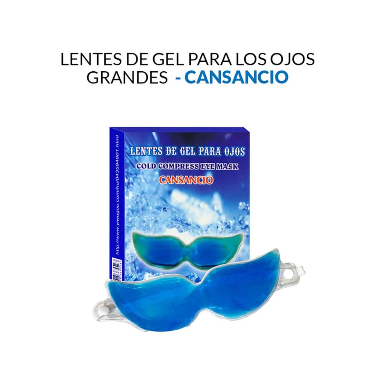 GENERICO - Lentes De Gel Para Los Ojos Grandes Cansancio