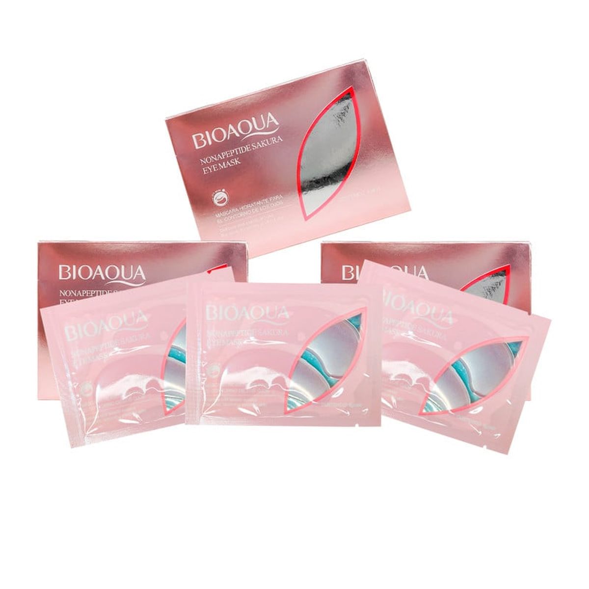 BIOAQUA - Mascara Para Ojos Sakura Sin Apeptido Bioaqua 8Gr 3 Unidades