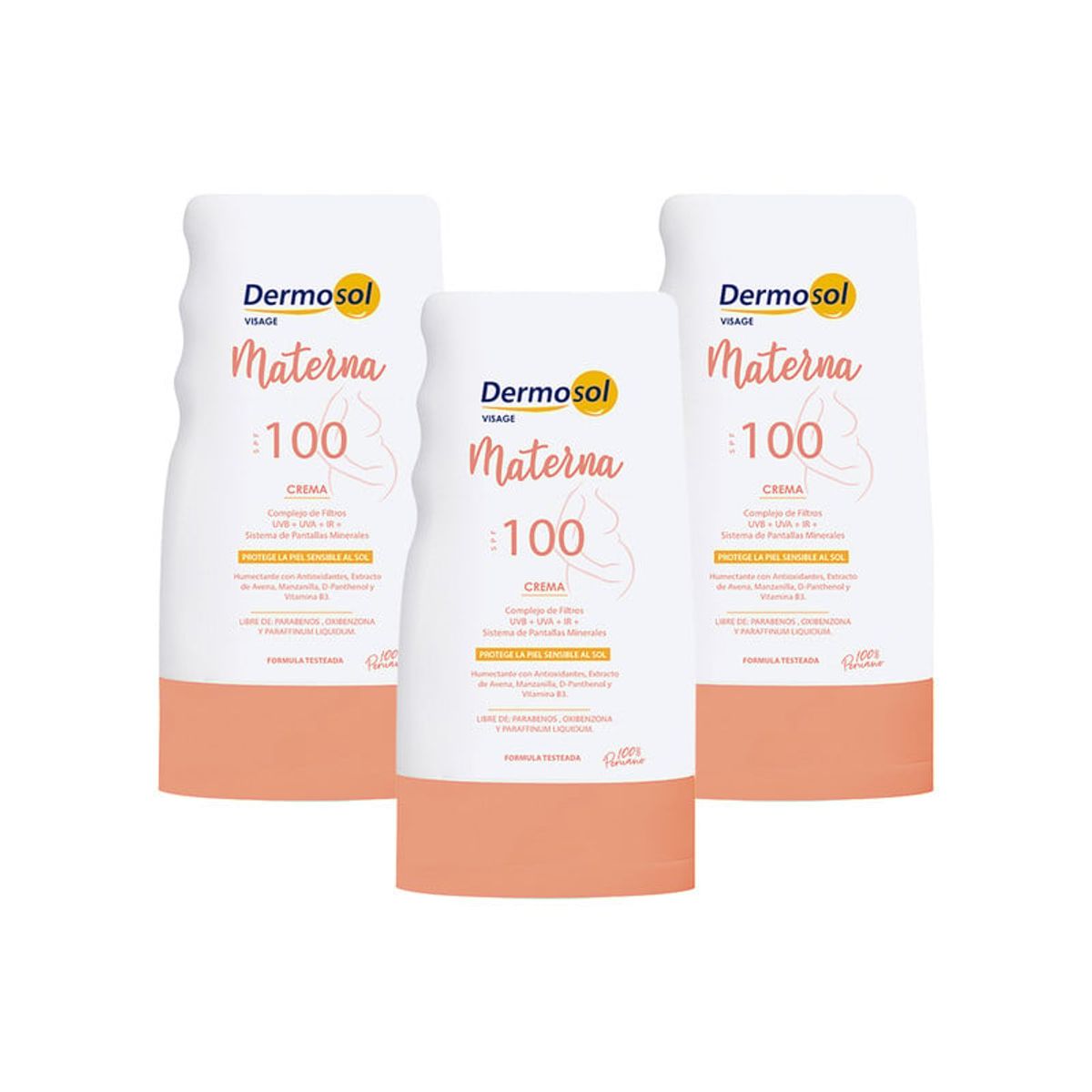 GENERICO - Crema protector solar 100SPF Materna Dermosol 60Gr 3 Uni