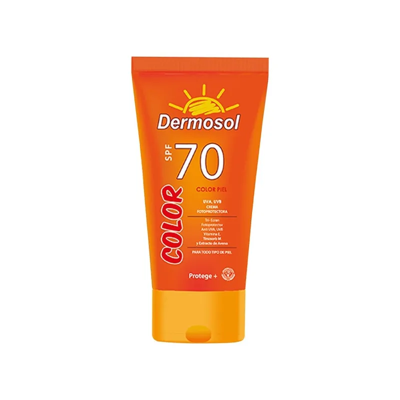 GENERICO - Protector Solar De Color Piel 70 Spf Dermosol 120Gr