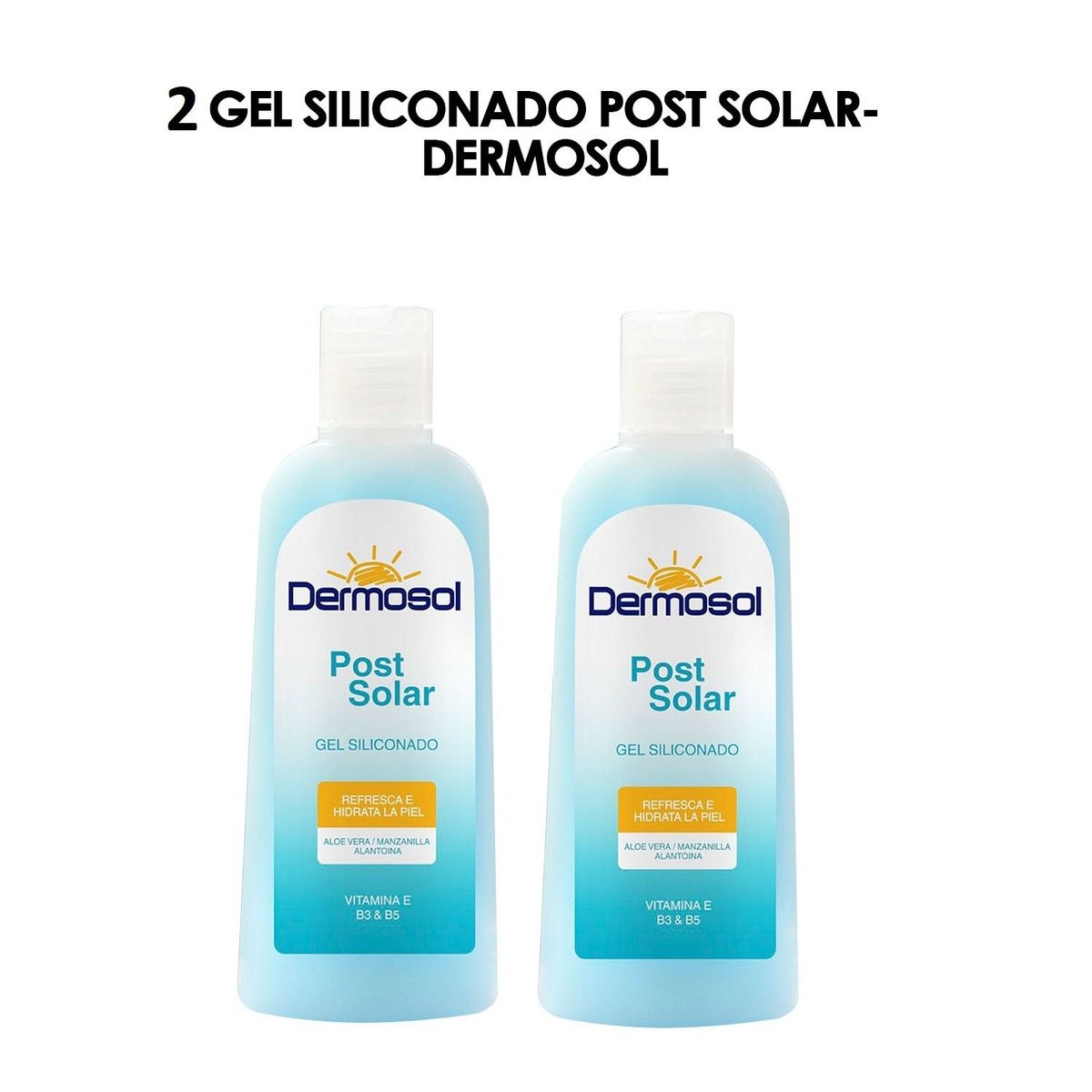 GENERICO - Gel Siliconado Post Solar Dermosol 240Gr 2 Unidades