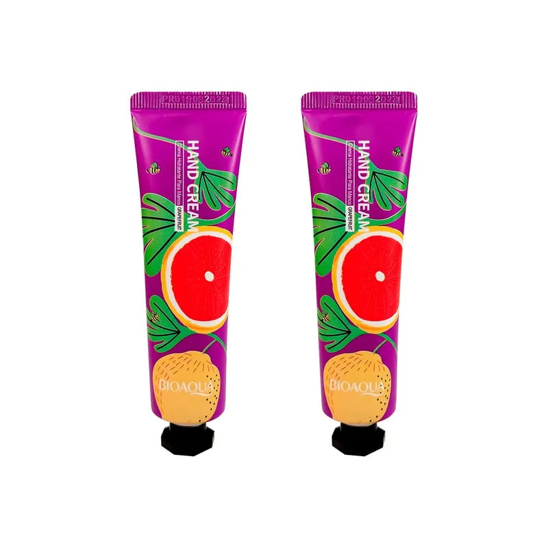 BIOAQUA - Crema De Mano De Pomelo Bioaqua 30Gr 2 Unidades
