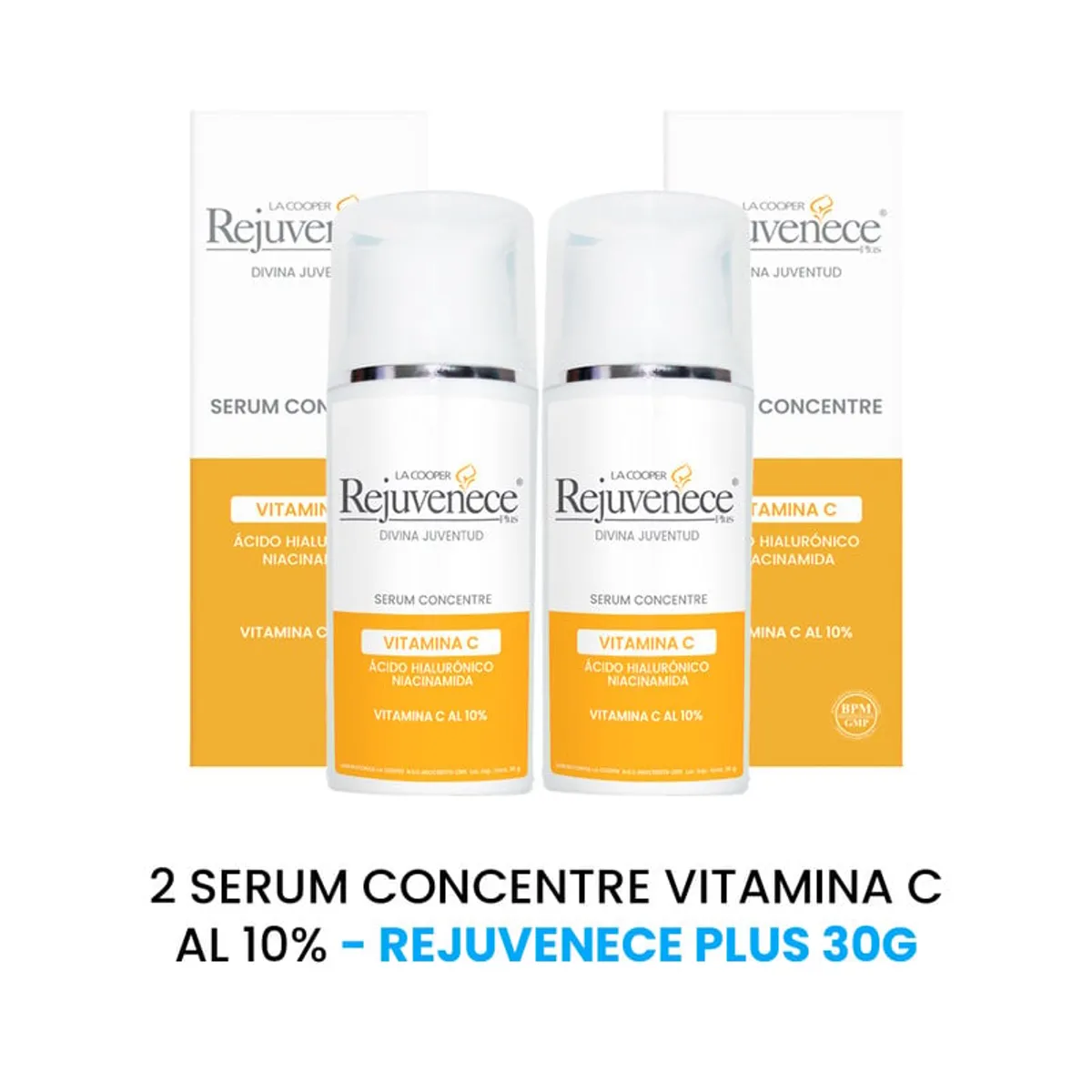 GENERICO - Serum Concentrate Vitamina C al 10% Rejuvenece plus 30Gr 2 Unidades