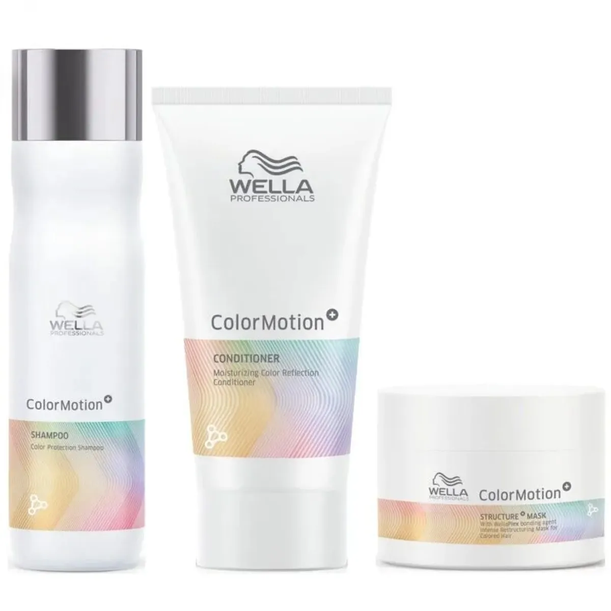 WELLA - WELLA COLOR MOTION  Trío Shampoo 250 ml + Conditioner 200 ml + Mask 150 ml